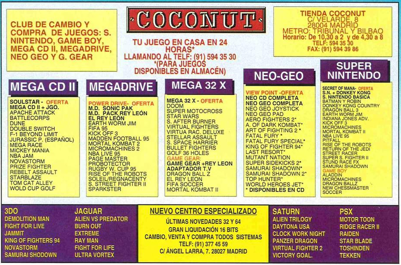 File:Hobby Consolas(ES) Issue 40 Jan 1995 Ad - Coconut.png