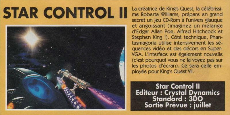 File:Joystick(FR) Issue 51 Summer 1994 Feature - CES Summer 1994 - Star Control 2.png