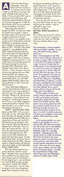 File:3DO Magazine(UK) Issue 10 May 96 Letter - Power Slide Cancelled.png