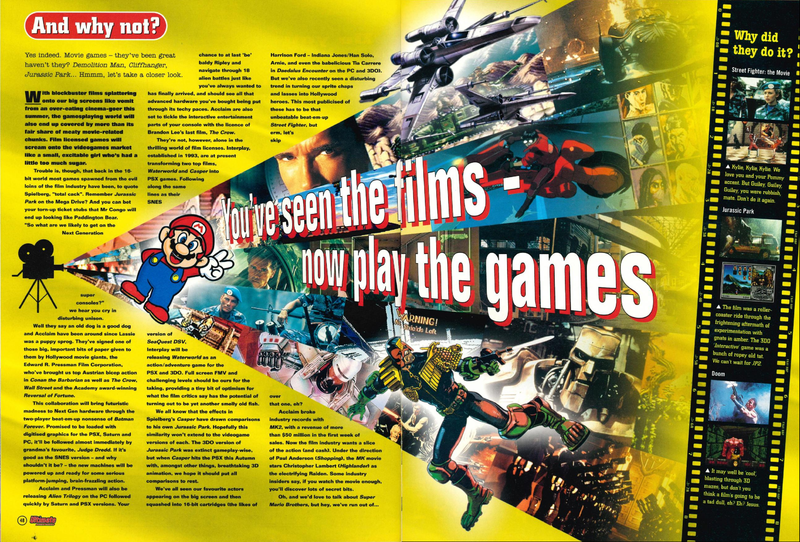 File:Youve seen the films now play the games feature Ultimate Future Games Issue 10.png