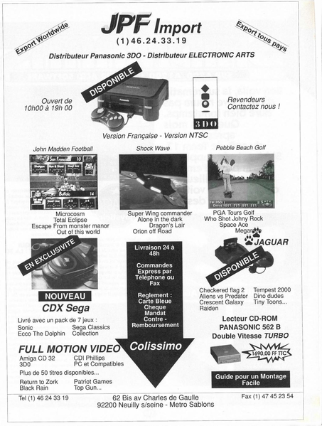 File:Joystick(FR) Issue 47 Mar 1994 Ad - JPF Import.png