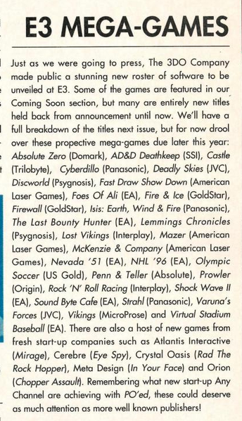 File:3DO Magazine(UK) Issue 4 Jun Jul 1995 News - E3 Mega Games.png