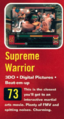 Top 100 Future Games Feature - Supreme Warrior