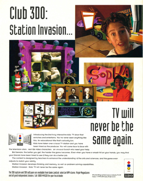 File:Station Invasion Ad 3DO Magazine (UK) Feb Issue 2 1995.png