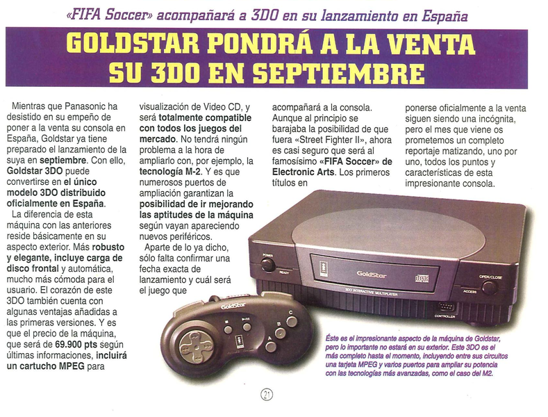 File:Hobby Consolas(ES) Issue 47 Aug 1995 News - Goldstar Launching in Spain.png