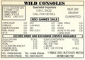 Wild Consoles Ad