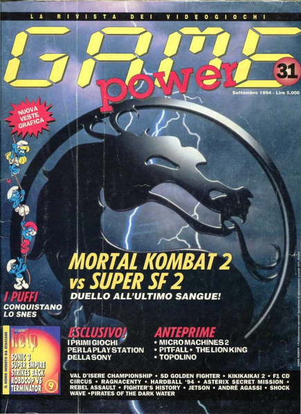 File:Game Power(IT) Issue 31 Sept 1994 Front.png