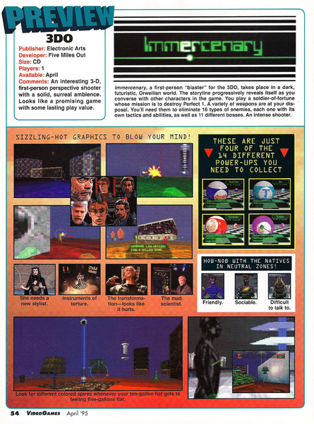 File:Immercenary Preview VideoGames Magazine(US) Issue 75 Apr 1995.png
