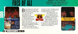 Thumbnail for File:Foes Of Ali Review VideoGames Magazine(US) Issue 82 Nov 1995.png