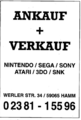 Ankauf and Verkauf Ad