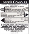 loadeD Consoles Advert