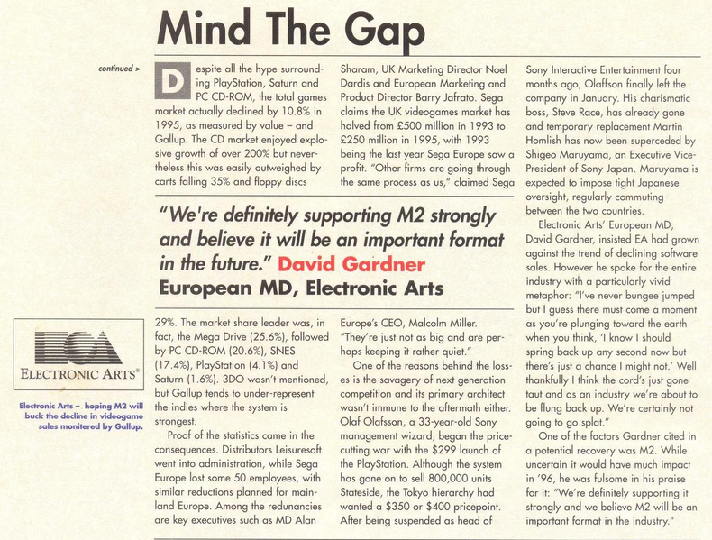 File:3DO Magazine(UK) Issue 10 May 96 News - Mind The Gap.png