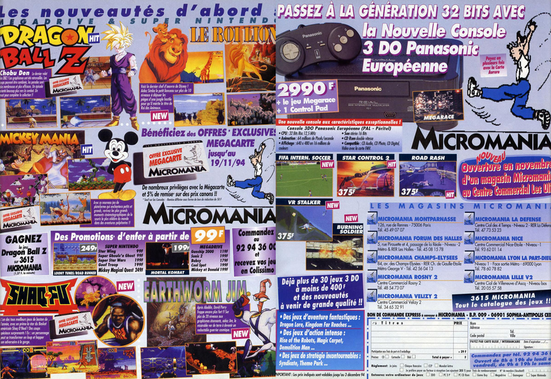 File:Joypad(FR) Issue 36 Nov 1994 Ad - Micromania.png