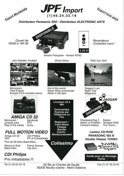 File:Joystick(FR) Issue 46 Feb 1994 Ad - JPF Import.png