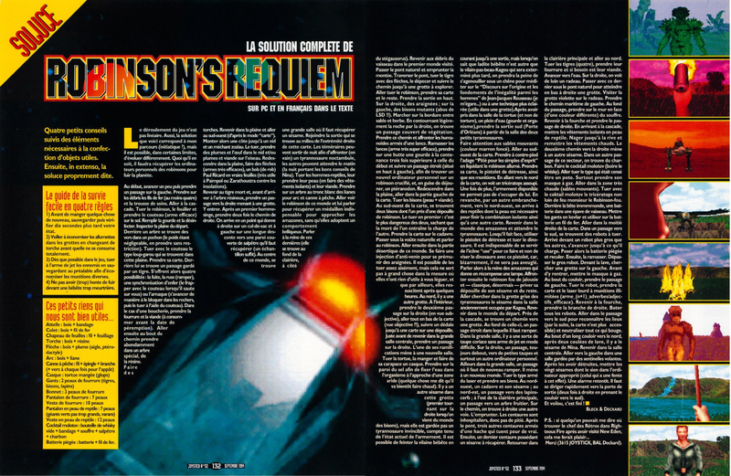 File:Joystick(FR) Issue 52 Sept 1994 Tips - Robinsons Requiem.png