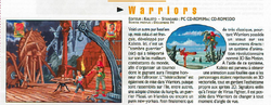Thumbnail for File:Joystick(FR) Issue 53 Oct 1994 News - ECTS 1994 - Warriors.png