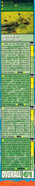 File:Mad Dog McCree 2 Review Games World UK Issue 9.png
