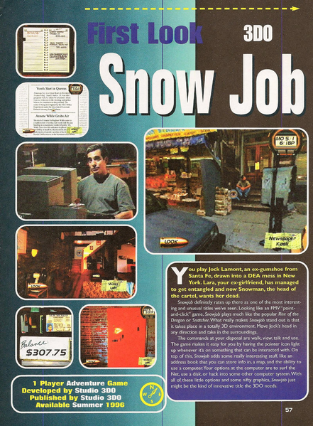 File:Snow Job Preview VideoGames Magazine(US) Issue 89 Jun 1996.png
