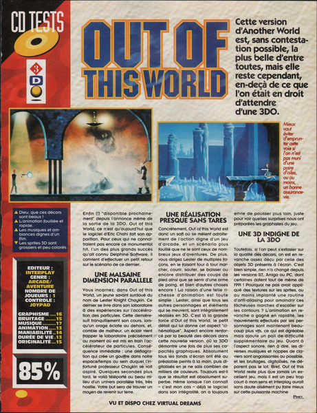 File:Joystick(FR) Issue 51 Summer 1994 Review - Out Of This World.png