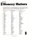 Memory Matters Feature