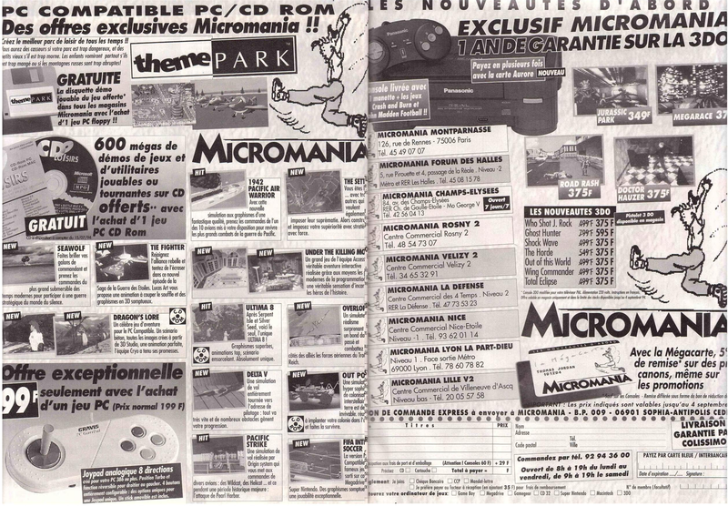 File:Micromania Ad Generation 4(FR) Issue 68 Summer 1994.png