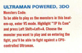 Ultraman Powered No 2 Tips