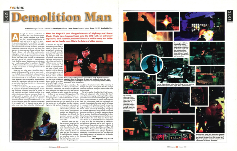 File:Demolition Man Review 3DO Magazine (UK) Feb Issue 2 1995.png