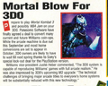 Games World UK Issue 15 Sept 95 - Mortal Blow for 3DO News