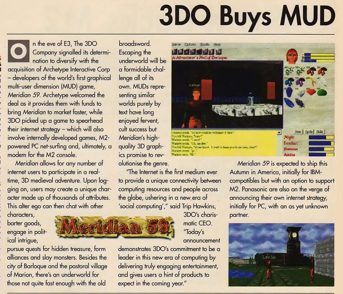 File:3DO Magazine(UK) Issue 12 Jul 96 News - 3DO Buys MUD.png