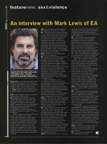 File:Edge Magazine(UK) Issue 2 Nov 93 Feature - Mark Lewis Interview.png