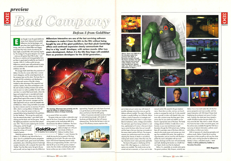 File:3DO Magazine(UK) Issue 6 Oct Nov 1995 Preview - Defcon 5.png