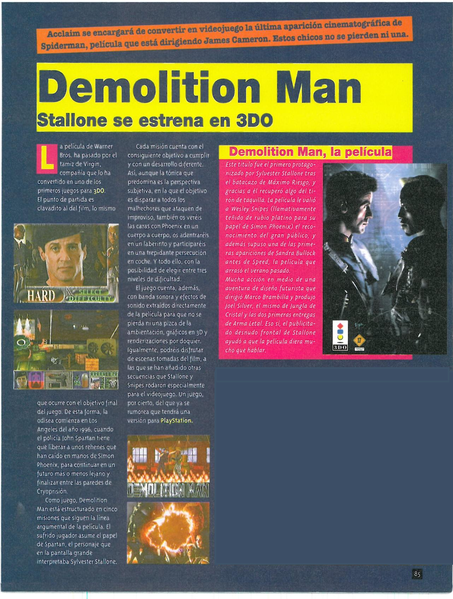 File:Hitech(ES) Issue 3 May 1995 Features - Juegos de Cine - Demolition Man.png