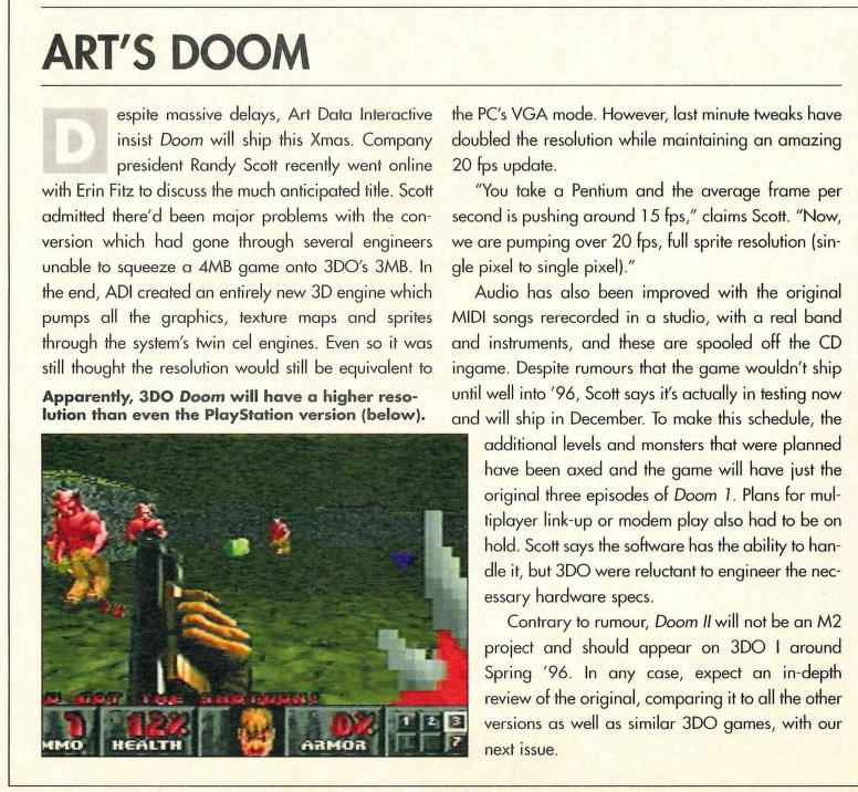File:3DO Magazine(UK) Issue 7 Dec Jan 95-96 News - Arts Doom.png - 3DO ...